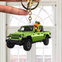 Load image into Gallery viewer, Happy Ducks Keychain - Personalized Gift for Off-Road Lovers Keychains PopCulturePrints