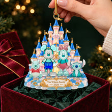 Load image into Gallery viewer, ✨ Make Memories with the Magical Castle Family Ornament - Personalized Christmas Gifts 🎄 Ornament PopCulturePrints
