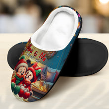 Load image into Gallery viewer, Personalized Christmas Slippers for Couples - You & Me Shoes PopCulturePrints