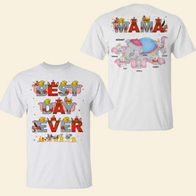 Load image into Gallery viewer, “Mama, Best Day Ever!” - Personalized Mom Shirt - Custom Gift for Mom and Grandma Shirts PopCulturePrints