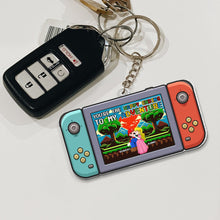 Load image into Gallery viewer, Personalized Happy Ending Keychain for Couples Keychains PopCulturePrints