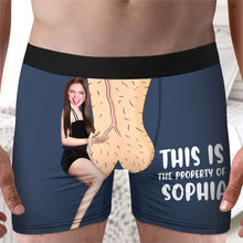 Load image into Gallery viewer, Personalized Men's Boxer Shorts - Custom Photo Gift for Couples Boxer Briefs PopCulturePrints