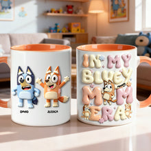 Load image into Gallery viewer, In My Bluey Mom Era - Personalized Mug for Moms and Grandmas Coffee Mug PopCulturePrints