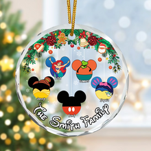 Load image into Gallery viewer, Custom Family Christmas Ornament - Disney Inspired Design Ornament PopCulturePrints