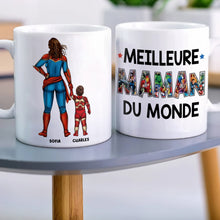 Load image into Gallery viewer, Personalized Best Mom In The World Mug - Custom Mother's Day Gift Coffee Mug PopCulturePrints