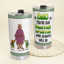 Load image into Gallery viewer, Personalized Master Dad Tumbler - Custom Ninja Theme Tumbler Cup PopCulturePrints