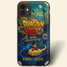 Load image into Gallery viewer, “Celebrate 40 Years of Epic Adventure!” - Personalized Dragon Ball Phone Case - Gift for Fans of Pop Culture Phone Case PopCulturePrints