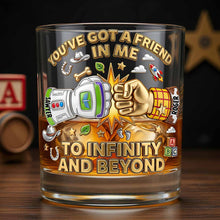Load image into Gallery viewer, You've Got a Friend in Me - Personalized Drinking Glass for Friends