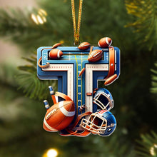 Load image into Gallery viewer, Custom Sports Lover Alphabet Christmas Ornaments Ornament PopCulturePrints