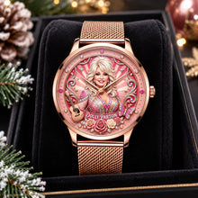 Load image into Gallery viewer, “Celebrate Every Moment” - Memorial Famous Singer Mesh Strap Quartz Watch - Personalized Gifts for Fans