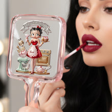 Load image into Gallery viewer, Just a Girl Who Loves Baking - Personalized Handheld Mirror for Baking Enthusiasts Mirror PopCulturePrints