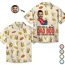 Load image into Gallery viewer, It's Not A Dad Bod, It's A Father's Figure - Custom Personalized Hawaiian Shirt for Dads Hawaiian Shirt PopCulturePrints