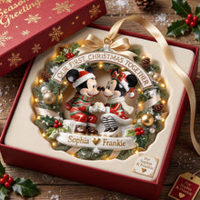 Load image into Gallery viewer, Celebrate Your Love with Our First Christmas Together Ornament - Personalized Gift for Couples Ornament PopCulturePrints