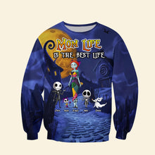 Load image into Gallery viewer, Personalized Mom Life T-Shirt - Custom Family Mom Gift AOP Products PopCulturePrints