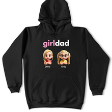 Load image into Gallery viewer, "Girl Dad" - Personalized T-Shirt for Dads with Daughters T-shirt PopCulturePrints