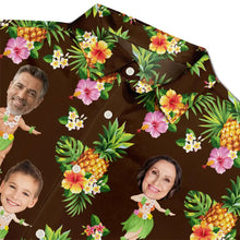 Load image into Gallery viewer, Aloha The William Family - Custom Photo Hawaiian Shirt Hawaiian Shirt PopCulturePrints