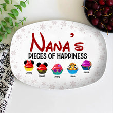 Load image into Gallery viewer, Personalized Nana’s Happiness Resin Plate - Christmas Gift for Family Resin Plate PopCulturePrints