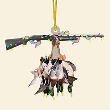 Load image into Gallery viewer, Custom Duck Hunting Christmas Rifle Ornament Ornament PopCulturePrints
