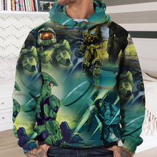 Load image into Gallery viewer, Galactic Warrior Hawaiian 3D Shirt AOP Products PopCulturePrints