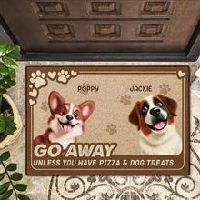 Load image into Gallery viewer, Go Away Unless You Have Alcohol & Dog Treats - Personalized Doormat for Dog Lovers Doormat PopCulturePrints