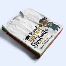 Load image into Gallery viewer, Proud Daddy of the Graduate - Personalized T-Shirt T-shirt PopCulturePrints
