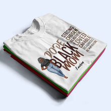 Load image into Gallery viewer, Dope Black Mom - Personalized T-Shirt | Celebrate Strong Moms T-shirt PopCulturePrints