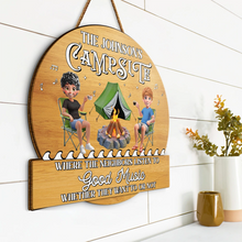 Load image into Gallery viewer, “Where Music Gets Played, Memories Are Made!” - Personalized Custom Shaped Wood Sign - Gift for Couples, Friends, and Family Wood Shaped Sign PopCulturePrints