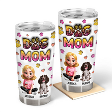 Load image into Gallery viewer, Best Dog Mom Ever - Personalized 3D Inflated Effect Printed Tumbler for Dog Lovers Tumbler PopCulturePrints