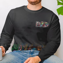 Load image into Gallery viewer, Custom Superhero Dad 3D T-Shirt for Father's Day AOP Products PopCulturePrints