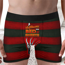 Load image into Gallery viewer, Personalized Horror Movie Themed Matching Couple Underwear - Valentine's Day Gifts Boxer Briefs PopCulturePrints