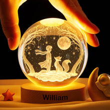 Load image into Gallery viewer, ✨ "Dream Big, Shine Bright" - Starry Dream Boy Crystal Night Light - Personalized Gift Night Lights PopCulturePrints