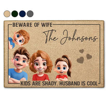 Load image into Gallery viewer, Drive Safe - Personalized Acrylic Visor Clip for Family Protection Doormat PopCulturePrints