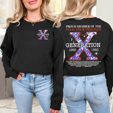 Load image into Gallery viewer, Generation X Statement Hoodie - Proud Gen X Member Shirts PopCulturePrints