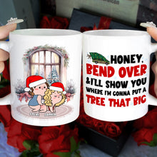 Load image into Gallery viewer, Personalized Christmas Mug for Couples | Funny Holiday Gift | Valentine's Day Gifts Coffee Mug PopCulturePrints