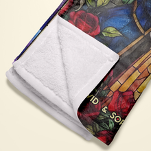 Load image into Gallery viewer, Personalized Beauty & Beast Couple Blanket Blanket PopCulturePrints