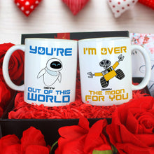 Load image into Gallery viewer, Custom Robot Mug Set for Couples - Perfect Romantic Valentine's Day Gifts Coffee Mug PopCulturePrints