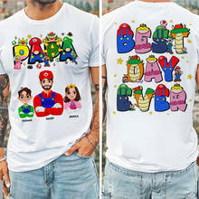 Load image into Gallery viewer, “Best Dad Ever” Personalized Shirt - Perfect Gift for Dads, Grandpas, and Father Figures Shirts PopCulturePrints