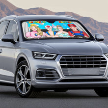 Load image into Gallery viewer, Custom Super Family Windshield Sunshade Doormat PopCulturePrints