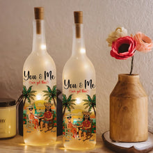 Load image into Gallery viewer, You & Me - We've Got This - Personalized Bottle Lamp for Couples Bottle Lamp PopCulturePrints