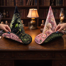 Load image into Gallery viewer, Switch Mode Reversible Quilted Witch Hat, Personalized Gifts For Witch Lovers 02qhti140826 Quilted Witch Hat PopCulturePrints

