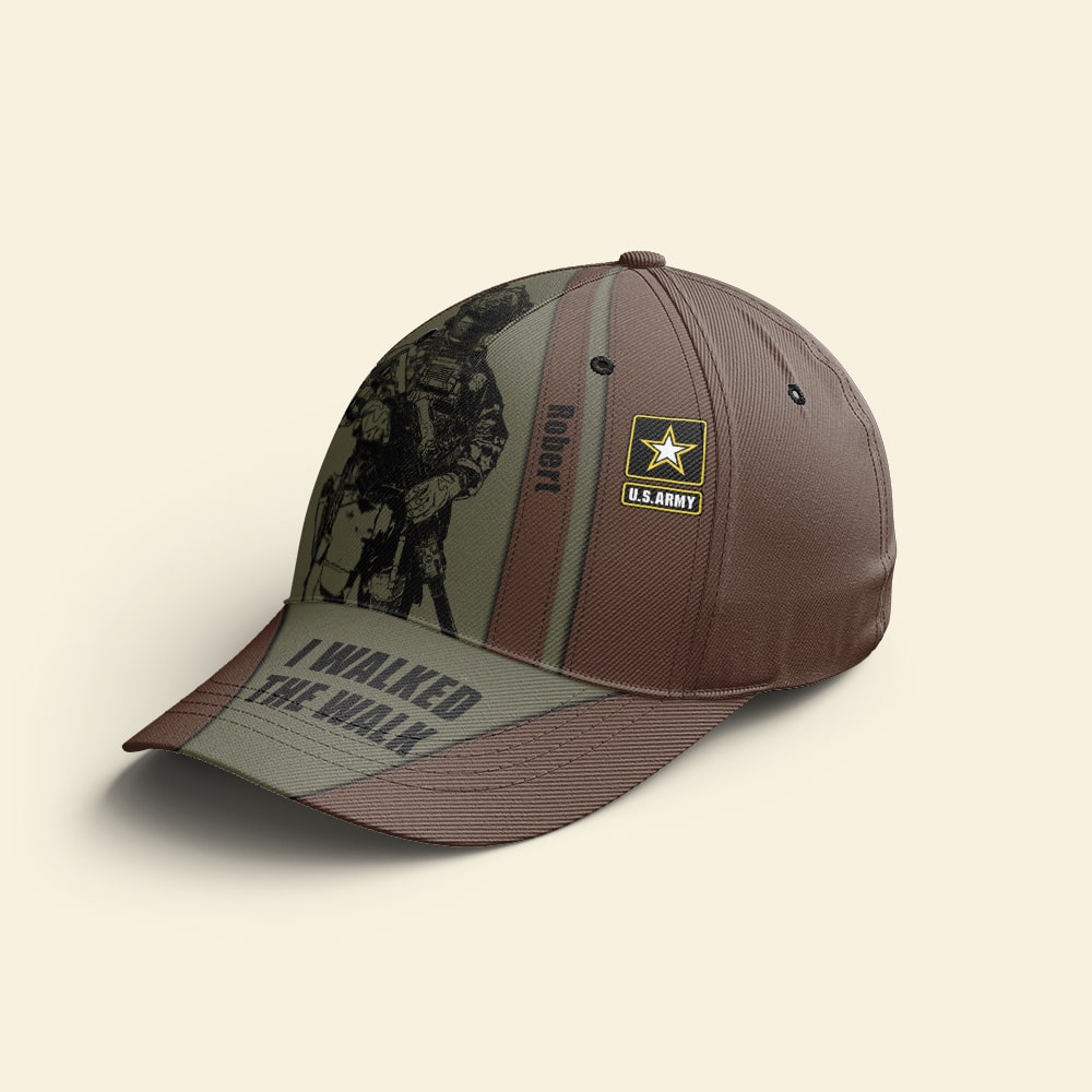 Custom Veteran Cap - U.S. Army Soldier Tribute