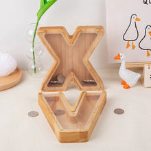 Load image into Gallery viewer, Personalized Wooden Letter Piggy Bank for Kids - Unique Gift Idea Wood Sign PopCulturePrints
