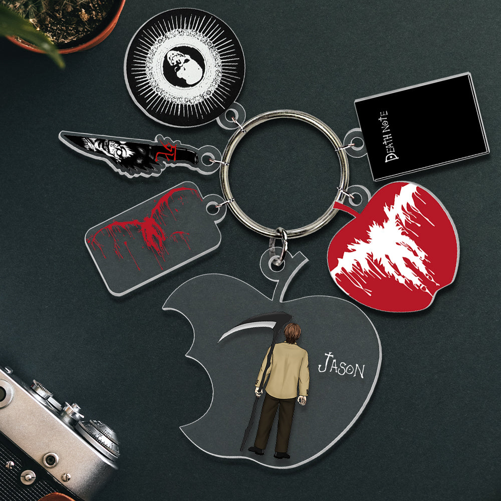 Customizable Anime-Inspired Keychain Keychains PopCulturePrints