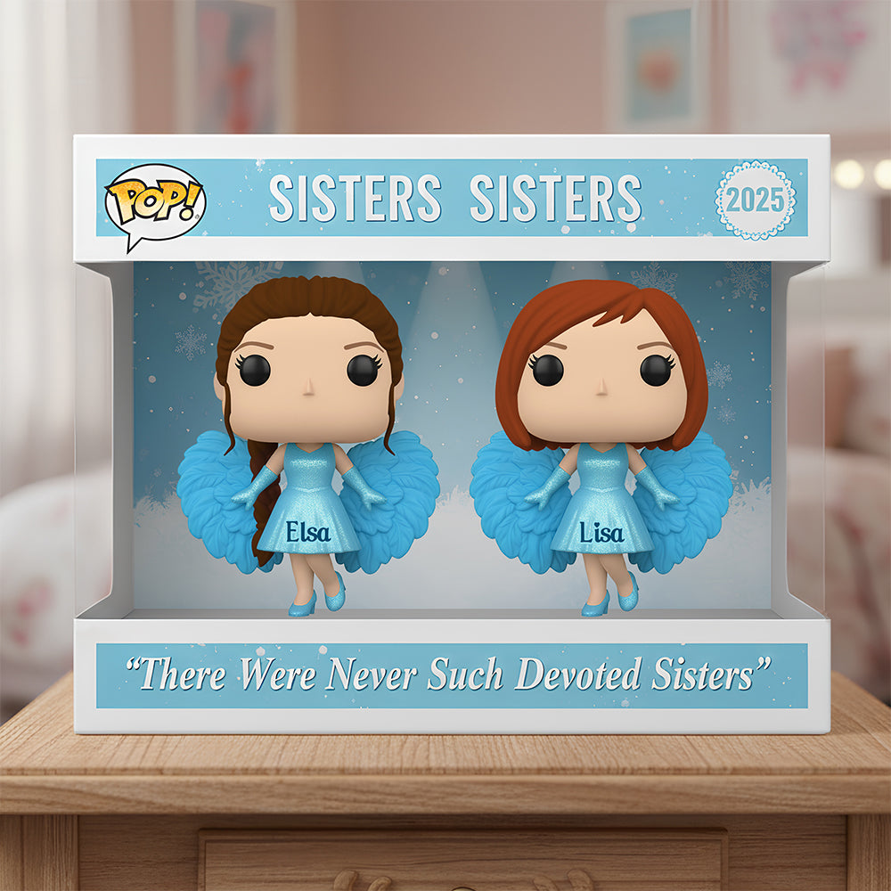 "There Were Never Such Devoted Sisters" - Soul Sisters Acrylic Plaque Personalized Gifts for Besties Shaped Plaques PopCulturePrints