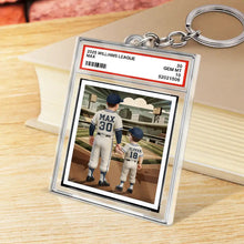 Load image into Gallery viewer, &quot;Hit a Homerun with Personalized Touch!&quot; - Baseball Sport Card Slab Keychain - Gift for Dad, Grandpa &amp; Sports Lovers Acrylic Keychain PopCulturePrints
