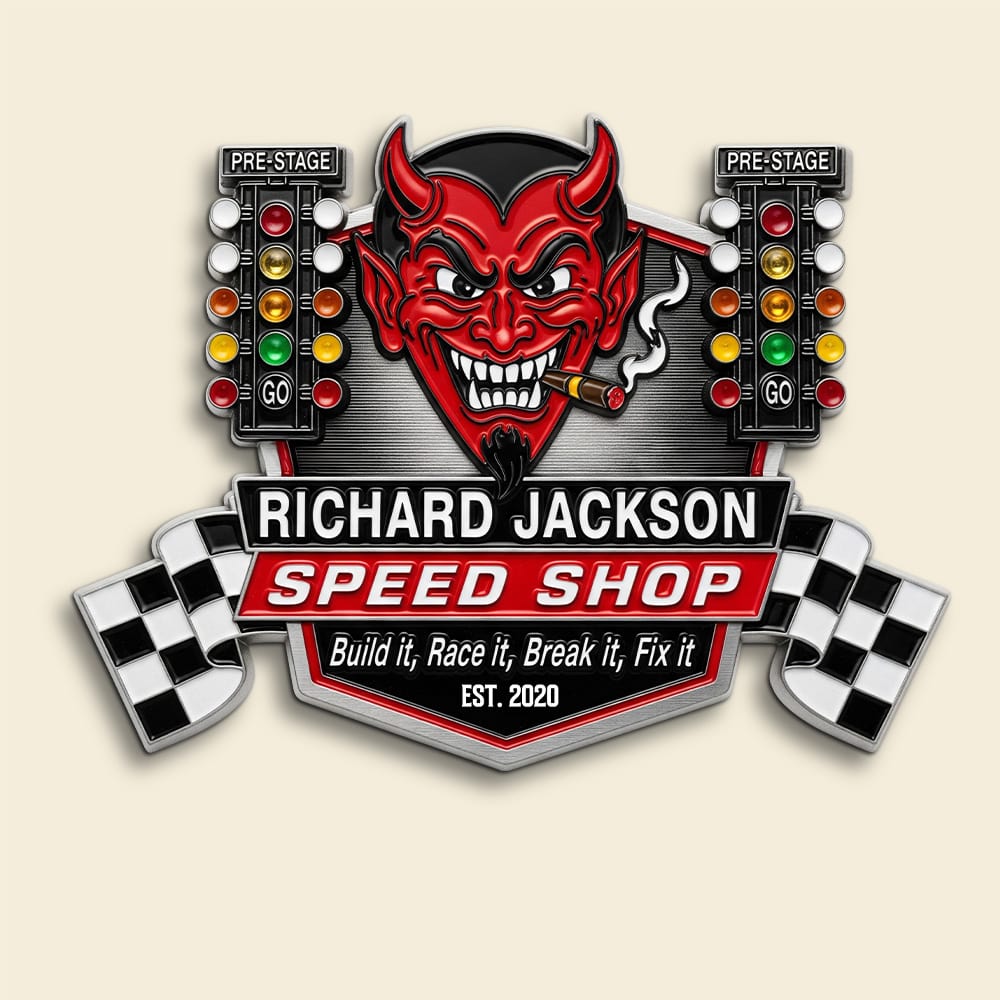 Build It, Race It, Break It, Fix It - Personalized Drag Racing Metal Sign for Racing Lovers Metal Signs PopCulturePrints