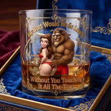 Load image into Gallery viewer, Naughty Fairytale Couple Round Glass - Personalized Gift For Couples 05OHLU290626 Glass PopCulturePrints
