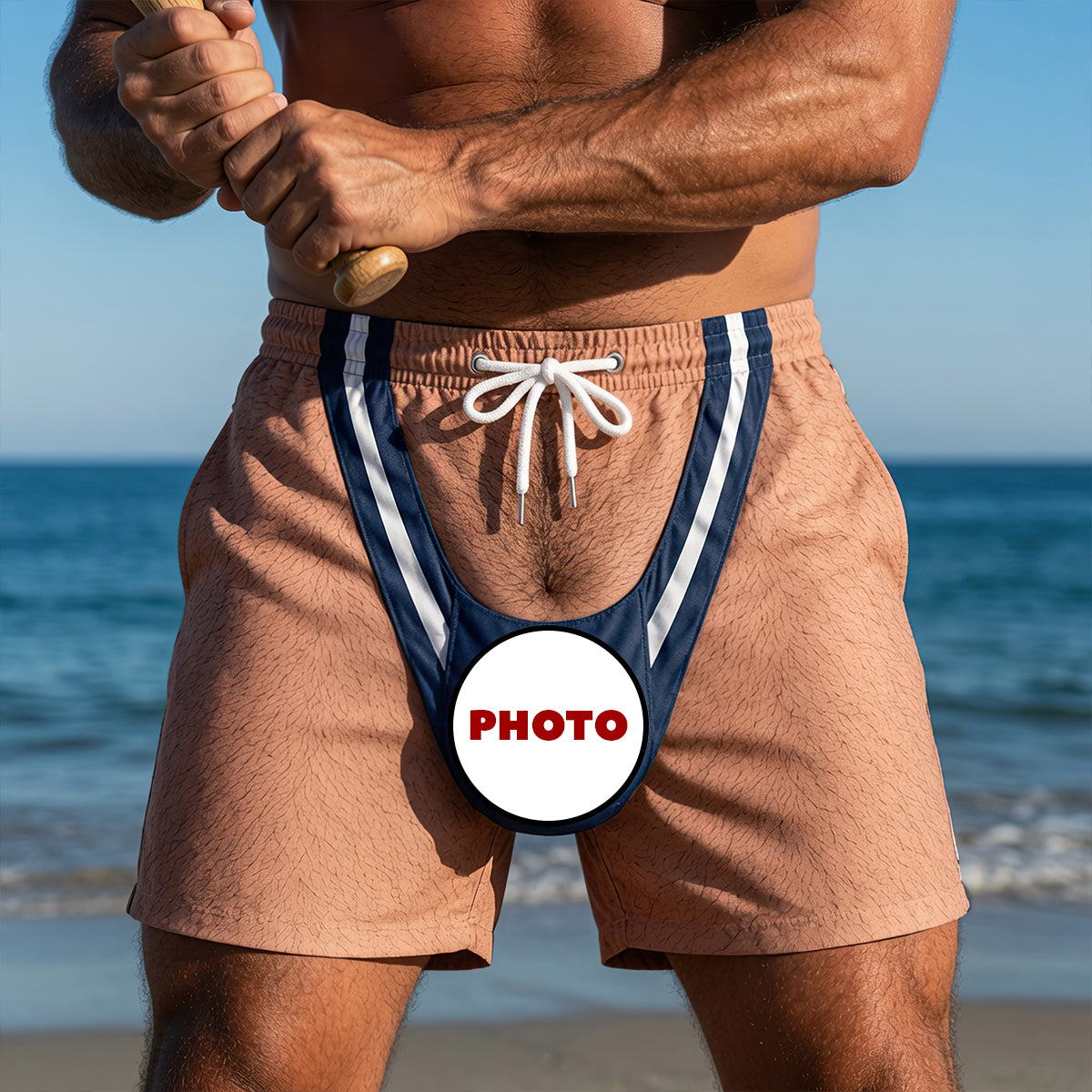 Game Day Gone Wild Beach Shorts - Personalized Gifts 01hudt160726 Beach Shorts PopCulturePrints