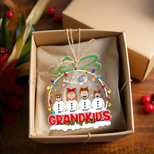 Load image into Gallery viewer, Personalized Grandkids Christmas Ornament - Custom Acrylic Design Ornament PopCulturePrints
