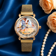 Load image into Gallery viewer, Couple Mesh Strap Quartz Watch - Personalized Gifts For Couples Quartz Watch PopCulturePrints
